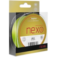 DELPHIN - Pletená šňůra Nexo 8 Fluo zelená 0,25 mm 41,6 lb 130 m