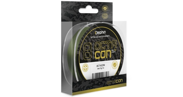 DELPHIN - Pletená šňůra OctaCON 0,08 mm 5 kg 135 m Zelená
