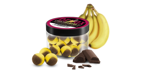 DELPHIN - Plovoucí boilie BreaX POP 16 mm 50 g Čokoláda Banán