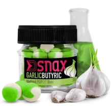 DELPHIN - Plovoucí boilie D SNAX POP 10 mm 20 g Česnek-Butyric