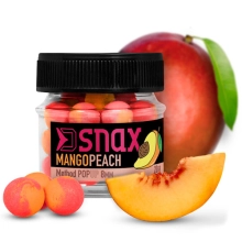 DELPHIN - Plovoucí boilie D SNAX POP 10 mm 20 g Mango Broskev