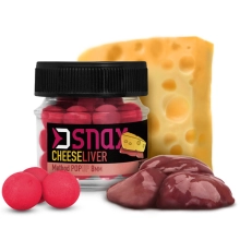DELPHIN - Plovoucí boilie D SNAX POP 10 mm 20 g Sýr Játra
