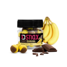 DELPHIN - Plovoucí boilie D SNAX POP 12 mm 20 g Čokoláda Banán