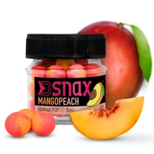 DELPHIN - Plovoucí boilie D SNAX POP 12 mm 20 g Mango Broskev