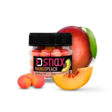 DELPHIN - Plovoucí boilie D SNAX POP 5,5 mm 20 g Mango Broskev