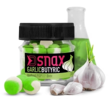 DELPHIN - Plovoucí boilie D SNAX POP 8 mm 20 g Česnek Kyselina máselná