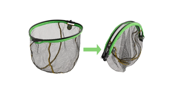 DELPHIN - Plovoucí podběráková hlava Reaxe FloateR FoldROUND 80x70 cm