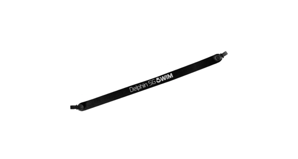 DELPHIN - Plovoucí popruh pro brýle Swim černý