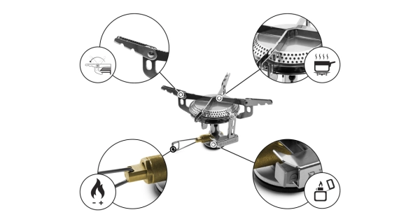 DELPHIN - Plynový vařič Flamer 3000W
