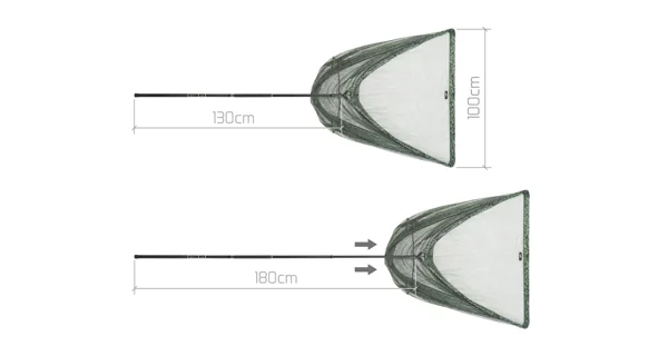 DELPHIN - Podběrák TELEFIX C2G 1,8 m 2 díly