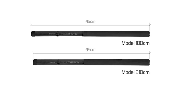 DELPHIN - Podběráková rukojeť TeleMASTER 180 cm