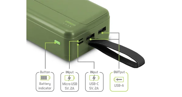 DELPHIN - Powerbanka PoweriX 27 000 mAh