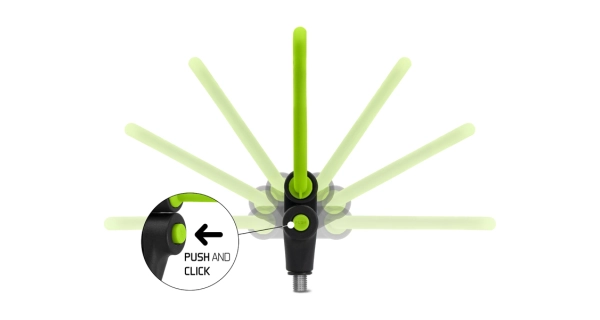 DELPHIN - Přední feeder držák prutu Reaxe V