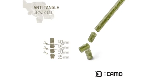 DELPHIN - Převleky proti zamotání sCAMO GRAZZ Cut 55 mm 10 ks