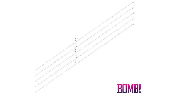 DELPHIN - Přívlačový návazec Bomb! D-Shot 5 ks 1 m 0,20 mm vel. 2