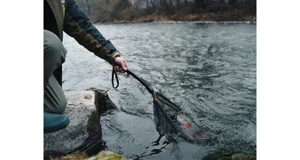 DELPHIN - Přívlačový podběrák FoldSPIN