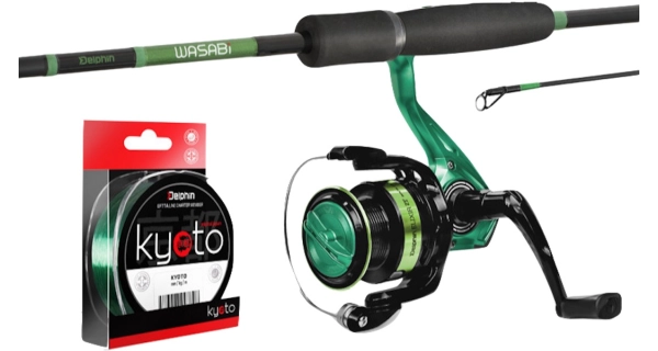 DELPHIN - Přívlačový set GreenSpin 2T 180 cm 30 g 0,261 mm