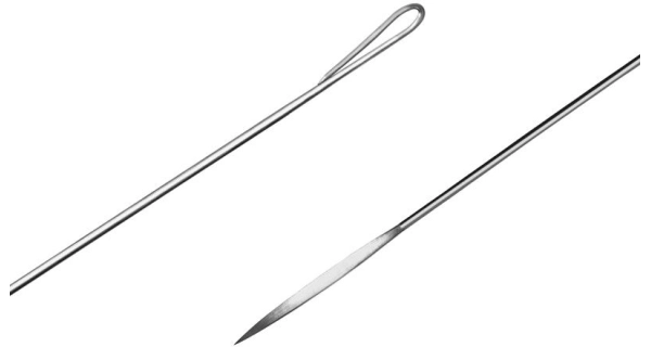 DELPHIN - Prošívací jehla Fishy 3 ks 15 cm