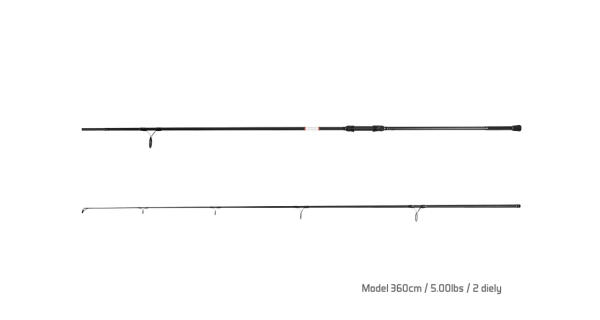 DELPHIN - Prut Bomber 5 lb 3,6 m 2 díly