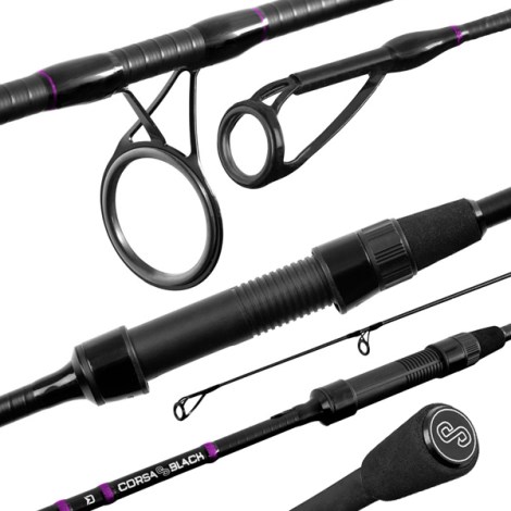 DELPHIN - Prut Corsa Black Carp 3 lb 3,6 m 2 díly