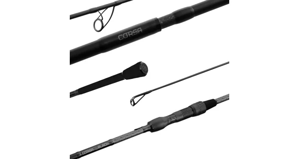 DELPHIN - Prut CorsaBLACK NERO 3,6 m 3 lb 2 díly