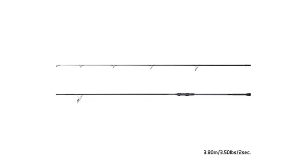 DELPHIN - Prut CorsaBLACK NERO 3,8 m 3,5 lb 2 díly