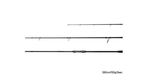 DELPHIN - Prut Dimenzia 3,3 m 150 g 3 díly