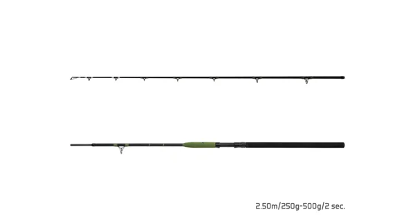 DELPHIN - Prut Energy Catfish 2,5 m 250-500 g 2 díly