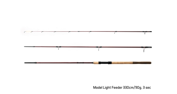 DELPHIN - Prut Magma M3 Medium Feeder 360 cm 120 g 3 díly