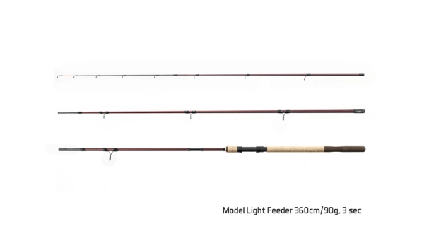 DELPHIN - Prut Magma M3 Medium Feeder 360 cm 120 g 3 díly