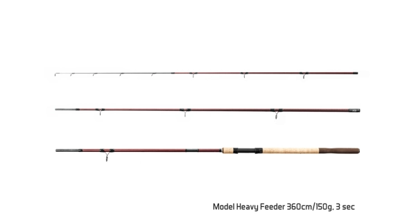 DELPHIN - Prut Magma M3 Medium Feeder 360 cm 120 g 3 díly