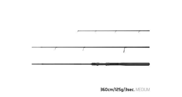 DELPHIN - Prut Magma Reaxe 30T 125 g 3,6 m 3 díly