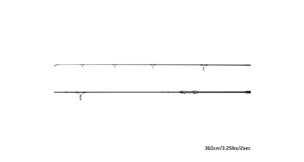 DELPHIN - Prut Opium BlacxCARP 3G TechnoCORK 3,6 m 3,25 lb