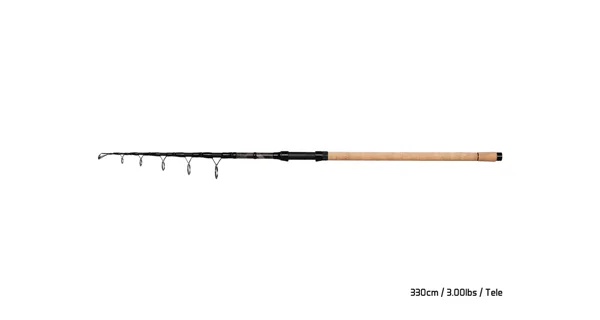 DELPHIN - Prut Tele BANX CamoCORK 3,3 m 3 lb 8 dílů