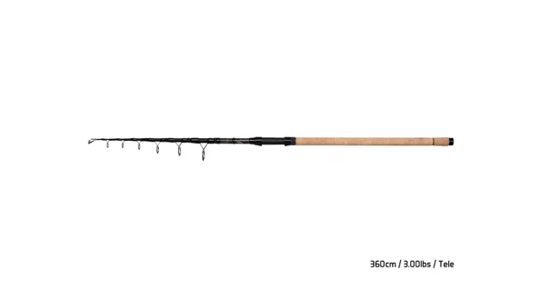 DELPHIN - Prut Tele BANX CamoCORK 3,6 m 3 lb 8 dílů