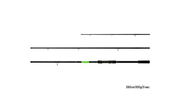 DELPHIN - Prut Wasabi Feeder NXT 3,3 m 100 g 3 díly