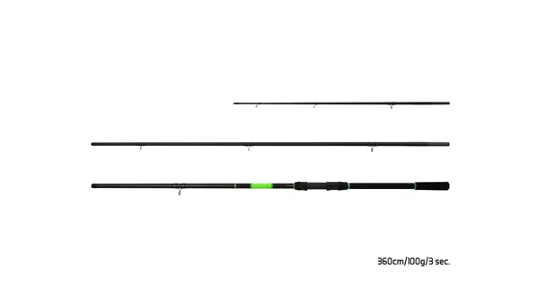 DELPHIN - Prut Wasabi Feeder NXT 3,6 m 100 g 3 díly