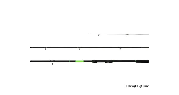 DELPHIN - Prut Wasabi Feeder NXT 3 m 100 g 3 díly