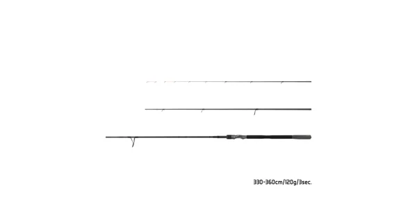 DELPHIN - Prut Xtenz 3,3-3,6 m 120 g 3 díly