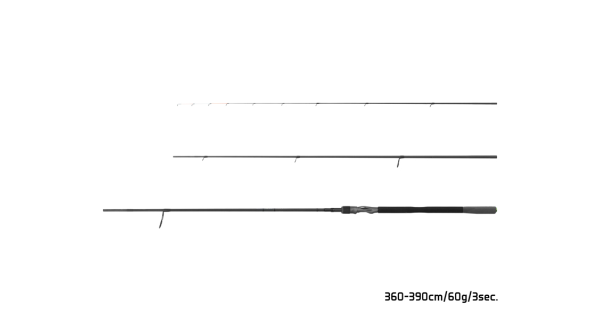DELPHIN - Prut Xtenz 3,6-3,9 m 60 g 3 díly