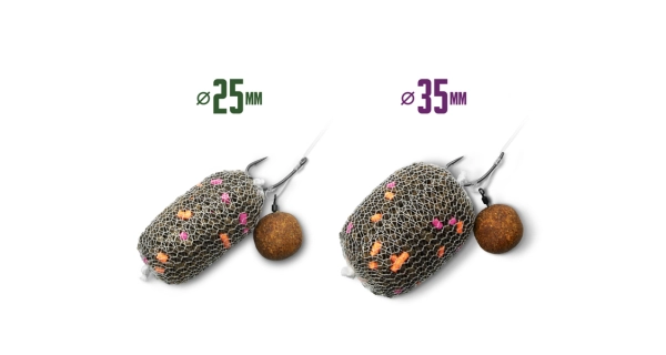 DELPHIN - Punčocha PVA Ntastic Quick 2v1 Set 25 mm + 35mm 7 m