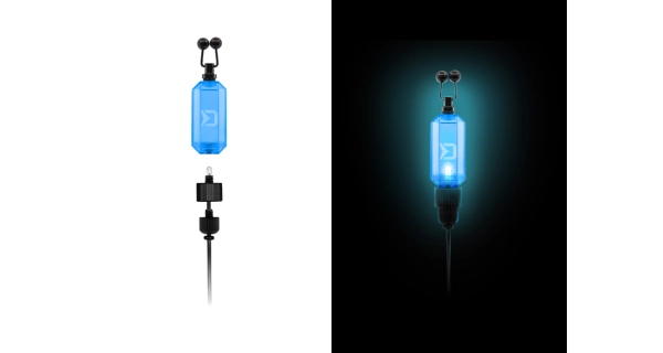 DELPHIN - Řetízkový indikátor Cubix Light Modrý