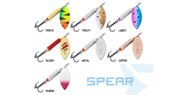 DELPHIN - Rotačka Spear vel. 3 9,5 g Perchy