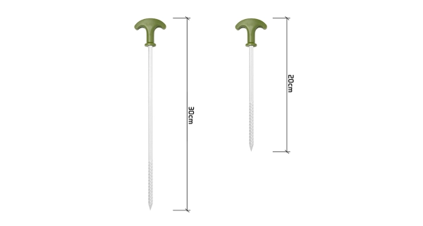 DELPHIN - Sada kolíků Classa 30 cm 5 ks