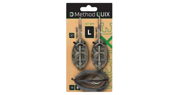 DELPHIN - Sada krmítek s formičkou Method QUIX Reaxe 2+1 L 50 g