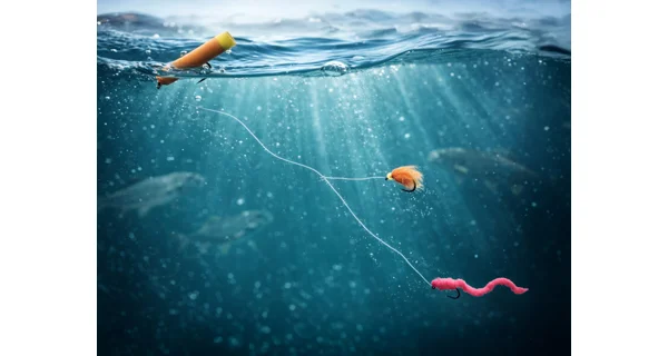 DELPHIN - Sada umělých mušek FLY Bung Trout 10 ks