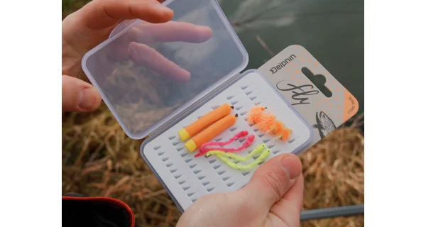 DELPHIN - Sada umělých mušek FLY Bung Trout 10 ks