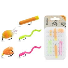 DELPHIN - Sada umělých mušek FLY Bung Trout 10 ks