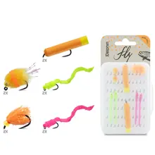 DELPHIN - Sada umělých mušek FLY Bung Trout 10 ks