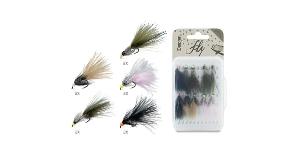 DELPHIN - Sada umělých mušek FLY Wild Trout 10 ks